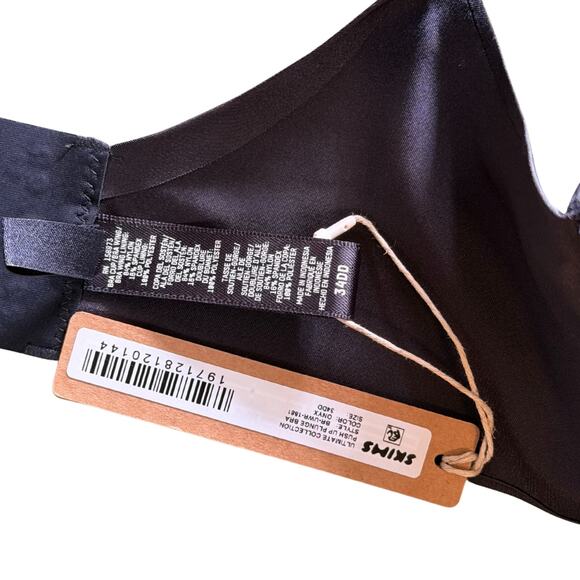 SKIMS Ultimate Push‑Up Plunge Bra – Onyx | 34DD | NWT - Picture 3 of 3